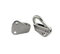 MENGKE 43 mm Acero Inoxidable 316 Spring Fender Hook Snap Adjuntar Cuerda Barco Vela Tag Tug Ship Marine Hardware Barco Accesorios 10 unids