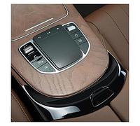 MENGKE Centro Console Botones Botones Botones Panel Decoración Cubierta Trim para Mercedes Benz W213 E Clase 2017-2021 Accesorios Interiores de automóviles(Black)