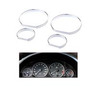 MENGKE Chromo Gauge Dash DIAL RANS Bisel RECT VELOTETERME AC M- Tech Fit para BMW E46 M M3 Qiang