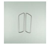 MENGKE Coche de Acero Inoxidable de Acero Inoxidable de la decoración de la decoración de la Cubierta de la decoración Ajuste for Audi Q5 2010-16 Interior Auto Dashboard Air Outlet Pegatinas