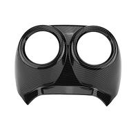 Mengke coche interior ventana trasera asiento aire acondicionado salida TRIM cubierta Marcos decoración fibra carbono compatible con Alfa Romeo Stelvio 2017 2018