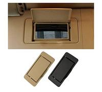 MENGKE Coche Sun Shade Visor Interior Maquillaje Espejo Cosmético Espejo Cubierta Ajuste for Mercedes Benz ML/GL/R Clase W164 W251 ML350 R300 2005-2011(Black Right)