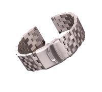 MENGKE Correa De Reloj De Acero Inoxidable For Hombre Y Mujer(24mm)