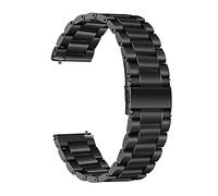 MENGKE Correa de reloj de acero inoxidable macizo, 20mm, 22mm, Compatible con Galaxy Watch 3, 41mm, 45mm, Watch3, correa de apertura rápida, bronce místico(Mystic Black,45mm)