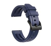 MENGKE Correa de silicona for reloj, correas de goma de liberación rápida for reloj de 18mm, 19mm, 20mm, 21mm, 22mm y 24mm, accesorios for relojes de buceo impermeables for hombre(Blue 2,18mm)