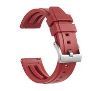 MENGKE Correa de silicona for reloj, correas de goma de liberación rápida for reloj de 18mm, 19mm, 20mm, 21mm, 22mm y 24mm, accesorios for relojes de buceo impermeables for hombre(Red 2,19mm)