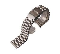 MENGKE Correas De Reloj 20 Mm 22 Mm 24 Mm 26 Mm Eslabones Sólidos De Plata Pulsera De Correa De Acero Inoxidable Mate Pulsera De Extremo Recto Compatible Con Reloj Tag Heuer(26mm)