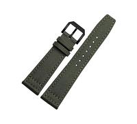 MENGKE Correas De Reloj De 20 Mm Compatibles Con IWC Pilot Portugués Portofino Correas De Reloj De Lona De Nailon Verde Azul Gris Negro Correas De Reloj Pulseras(Dark Green-Black,22mm)