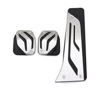 MENGKE Pedales DE Coches Pedal Cubierta Ajuste for BMW F20 F21 F22 F23 F24 F30 F31 F32 F33 F34 F35 F36 F80 F82 F83 E81 E82 E88 E90 E91 E92 E93 LHD(MT Without Rest A)