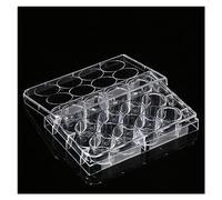 MENGKE Platos De Cultivo Petri De Poliestireno, 5 Uds., 12 Orificios For Laboratorio, Suministros De Laboratorio Científico Biológico