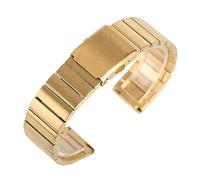 MENGKE Reloj De Pulsera De Acero Inoxidable De 18, 20, 22 Y 24mm, Correa De Reloj Ajustable, Brazalete De Metal, Pulsera De Eslabones Sólidos + 2 Barras De Resorte(Gold,24mm)