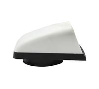 MENGKE VENTAJES DE COWL DE AIRE DE 3 PULGADAS CUBIERTAS DE CUBIERTA BARCO DE ARRENA DE AIRE DE ARRENAMIENTO DE VENTILACIÓN AJUSTE for EL CAJA DE VENTA DE YATE Rv Caravana de plástico blanco negro