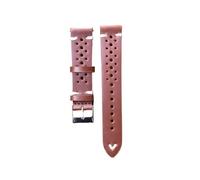 MENGKEG Correa De Cuero For Reloj, 18mm, 19mm, 20mm, 22mm, Pulsera De Reloj, Correas De Reloj Porosas, Relojes De Pulsera For Hombre(Red brown white,20mm)
