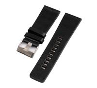 MENGKEG Correas De Reloj De Piel De Becerro Genuinas Compatibles Con Correa De Reloj Diesel Correas De Reloj De Pulsera For Hombres 26MM 27MM 28MM 30MM 32MM 34MM(Black,26mm)