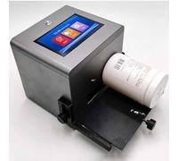 menglanchang Impresoras De InyeccióN De Tinta Industriales De 12,7 Mm con 2 Cartuchos De Tinta De Secado RáPido De 42 Ml para Marcar LíNeas De ProduccióN En Cualquier Producto,Silver