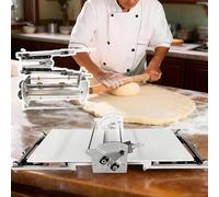 menglanchang Laminadora EléCtrica Plegable Masa,40×17,7'',Laminadora AutomáTica EléCtrica Masa,Grosor Ajustable 0,07" A 1,18",Laminado hacia Adelante Y hacia AtráS para Hojaldre,Croissant Y Fondant