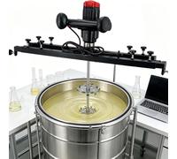 menglanchang Mezclador IBC 3000w-Agitador EléCtrico para LíQuidos Densos (Pintura, Adhesivos, Aceite),Soporte Ajustable 65-125cm,0-800rpm,para Bidones,Barriles Y DepóSitos Industriales C
