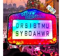 menglanchang Presentador De Botellas con Letras Led, Letrero De Servicio VIP AcríLico, Caja De Luz PortáTil Ligera con 7 Colores Cambiantes para Discotecas, Bares, Fiestas Y Navidad