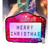 menglanchang Presentador De Botellas con Letras Led, Letrero De Servicio VIP con Luces A Color, Letrero De Caja De Luz con 4 Juegos De Letras Y 1 NúMero, para Fiestas,Clubes Nocturnos Y Festivales.