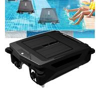 menglanchang Skimmer Solar para Piscinas,Limpieza 24/7,Robot Limpiafondos con AplicacióN De ActualizacióN, Skimmer Solar InaláMbrico,Carga Dual RáPida, CajóN Recolector De Residuos 4,1l.