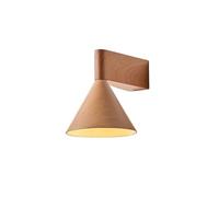 MENGLI-2024 Aplique de Pared Walnut Bedroom Bedside Lights Atmosphere Background Wall Aisle Lamp(A)