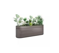 MENGLI-2024 Banco con macetero Maceta Rectangular for Flores al Aire Libre, Valla for