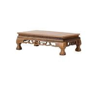 MENGLI-2024 Base para bonsái Pedestal de Madera Estilo Chino for exhibición figuritas, estatuas, bonsáis Piedra y artesanías(Grande)