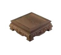 MENGLI-2024 Base para bonsái Pedestal de Madera Tallada China con Bases rectangulares for Juegos té y figuritas(Medio)