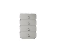 MENGLI-2024 Cómoda Cómoda, gabinete de Almacenamiento, gabinete de Almacenamiento de Madera for Dormitorio, Unidad de Armario for Dormitorio, Sala de Estar(Light Grey,60 * 40 * 95cm)