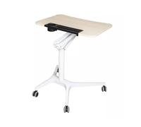 MENGLI-2024 Escritorio móvil portátil Mesa elevadora neumática de pie, sofá automático Minimalista, mesita Noche, Escritorio Oficina móvil, podio Madera Maciza