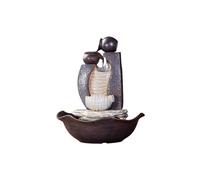 MENGLI-2024 Fuente Interior Fuente de Agua sobremesa, decoración del hogar, máquina Sonido Relajante con Bomba automática, Fuente cerámica