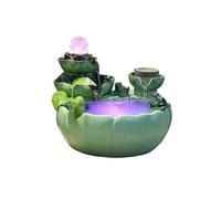 MENGLI-2024 Fuente Interior Fuente de Cascada Relajante for Interiores, pecera for decoración del hogar y la Oficina(Grande)