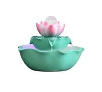 MENGLI-2024 Fuente Interior Fuente de sobremesa 3 Niveles, pequeña Cascada for Dormitorio, Sala Estar y Oficina(Pequeño)