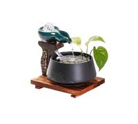 MENGLI-2024 Fuente Interior Fuentes de Agua, Fuente Cascada for Interiores, for decoración Espacios del hogar y la Oficina(Blue)