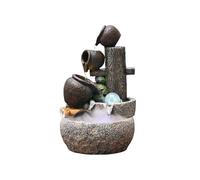 MENGLI-2024 Fuente Interior Fuentes de Escritorio, rocallas y Agua Corriente, Adornos, decoración paisajes acuáticos circulantes