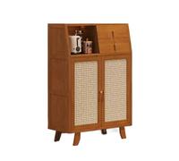 MENGLI-2024 Gabinete Buffet Aparador de Cocina Estilo Retro, Mueble almacenaje for salón, pie, con Puertas Dobles, Compartimentos y cajones
