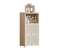 MENGLI-2024 Gabinete Buffet Aparador de Cocina Tres Niveles y Laterales Estrechos con Compartimentos for Guardar café té