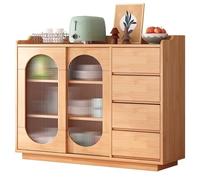 MENGLI-2024 Gabinete Buffet Aparador de Pared for Sala Estar, Vitrina Almacenamiento, Armario Multifuncional for el hogar