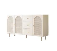 MENGLI-2024 Gabinete Buffet Aparador Moderno Sencillo for apartamento pequeño, de ratán, Madera, for Cocina