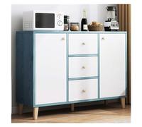 MENGLI-2024 Gabinete Buffet Gabinete Lateral for Cena, gabinete for el hogar, Estante de Almacenamiento Multifuncional for Cocina y Sala Estar for artículos Diversos(Blue)