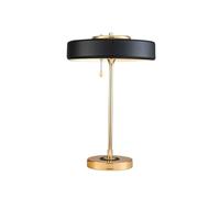 MENGLI-2024 Lámpara de mesita de Noche Lámpara de Mesa Sencilla for Dormitorio, mesita Noche, Sala Estar, Estudio, decoración(Negro)