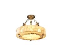 MENGLI-2024 Lámpara de Techo Lámpara de mármol for balcón, Pasillo, Dormitorio, iluminación Cobre, lámparas Europeas Lujo