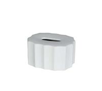 MENGLI-2024 Porta pañuelos Decoración Sencilla con Caja de pañuelos, Mesa Centro, Papel Fumar, servilleta Creativa(Blanco)