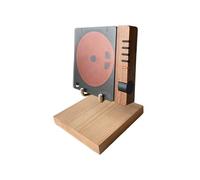 MENGLI-2024 Portadiscos Estante de exhibición Discos Vinilo for el hogar, Madera, for sobremesa, for álbumes CD