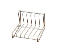 MENGLI-2024 Portadiscos Pequeño y Minimalista Soporte for Discos de CD Acero Inoxidable for el Escritorio la Oficina en casa