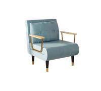 MENGLI-2024 Sofá Cama Plegable Sofá Cama Convertible, sillón, Respaldo Ajustable, Ideal for Sala de Estar, apartamento u Oficina(Light Blue)