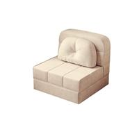 MENGLI-2024 Sofá Cama Plegable Sofá Cama Plegable Convertible en sillón for Dormir, con Suelo y cojín, Ideal for Camas de Invitados(Khaki,72cm)