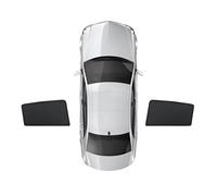 MENGLX Parasol de Coche para Volkswagen ID4 2021+,Parasol Lateral con Forma,Coche Sun Shade,Doble Tejido para Máxima Protección contra Rayos UVA,Fácil instalación,Rear 2PCS