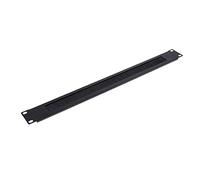 Mengmen 1 Uds 1U 19 pulgadas montaje en rack placa de supresión montaje en rack de red en panel de cepillo de servidor gabinete gestión de cables