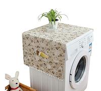 Mengmiao Cubierta Antipolvo del Refrigerador Paño de Cobertura Multifuncional Universal Cubierta Superior de Lavadora Microondas con Bolsillos Laterales 2, 70 * 170 cm